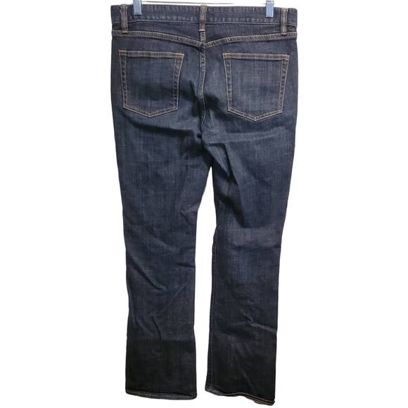 J.CREW Stretch Dark Wash High Rise Jeans Boot Cut Size 31R - Picture 2 of 8